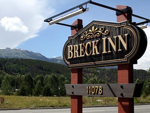 Breck Inn Sign